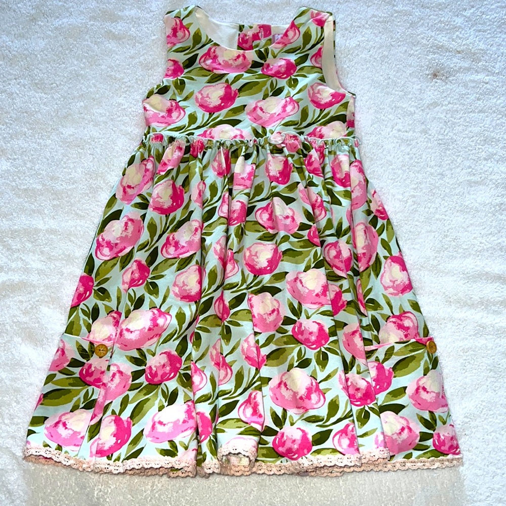 Sweet Honey 5T Peony Dress